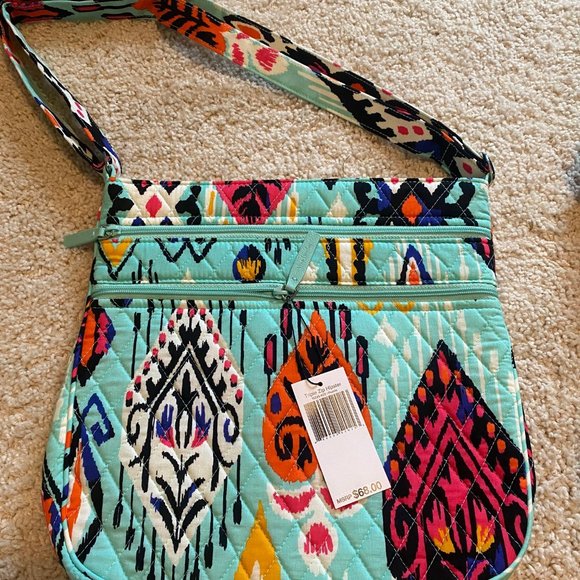 Vera Bradley Triple Zip Hipster Crossbody Bag - Pueblo - Picture 1 of 3